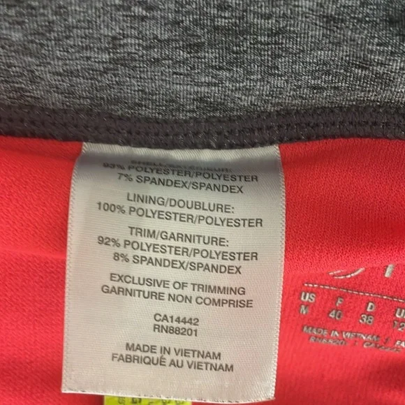 MPG  black /pink  running shorts SIZE M draw string  lined hot steamed inside.. - Picture 4 of 7